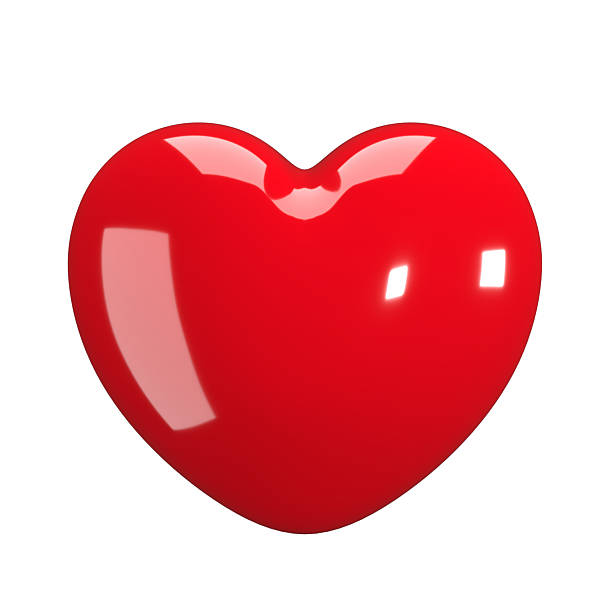 istock Glossy red heart symbol representing love romance affection valentine celebration - 3d illustration 2239819107