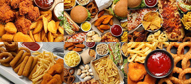 istock Collection of different foods with crispy texture, collage 2239819646