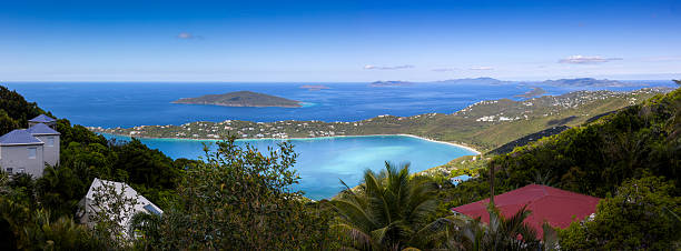 istock Panaramic view of a ocean harbor in the Caribbean 2239825354