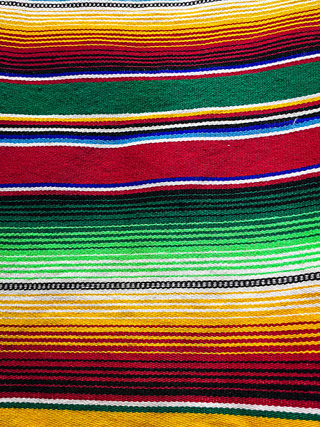 istock Close-up of Colorful Mexican Serape Textile Pattern 2239838337