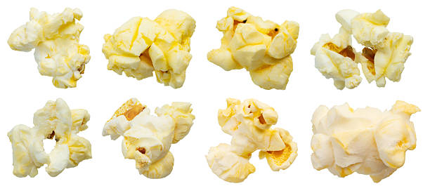 istock Tasty popcorn close up set isolated on white background 2239842973