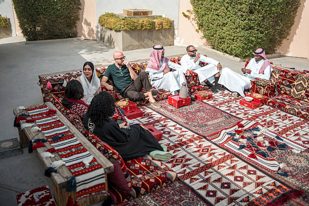 istock Diverse Group of Professionals Relaxing in Arabian Majlis 2239844182