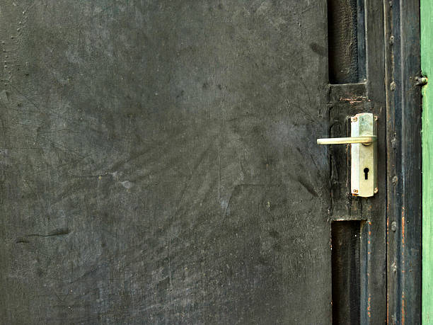 Front door detail in Bangkok, Thailand