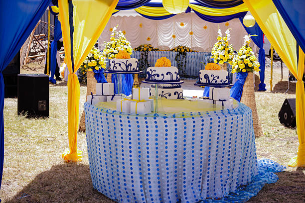 Kenyan Wedding Cakes Setup Details
