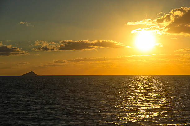 Golden Sunset at Sea