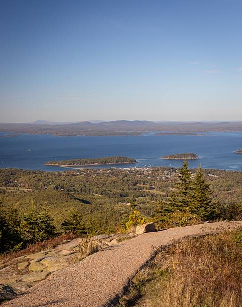 istock Cadillac Mountain view over Bar Harbor. 2239876094