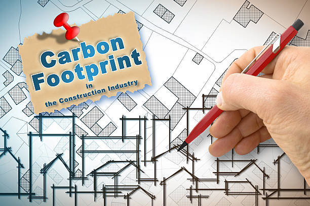 istock Carbon Footprint in the Construction Industry concept 2239878142