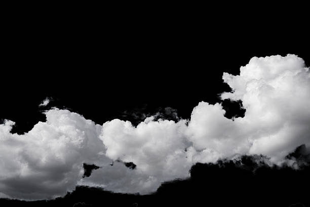 istock white fluffy clouds isolated on a black background, clipart 2239881468