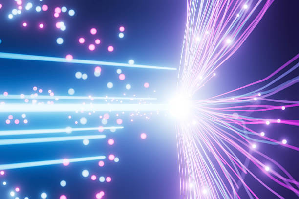 istock A purple and blue light with pink and blue lines 2239907442