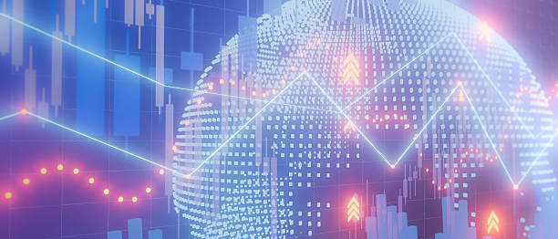 istock A globe with a bunch of lines and numbers on it 2239907443