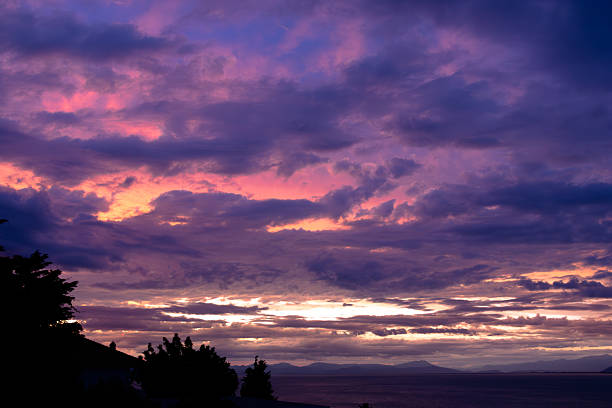 Incredible Sunset over Lake Shkodra