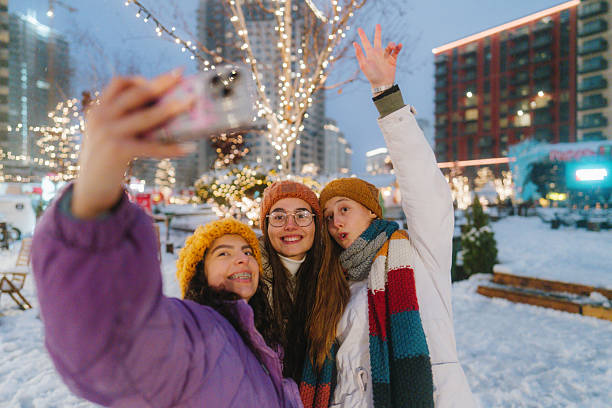 istock Gen Z winter selfie 2239912307