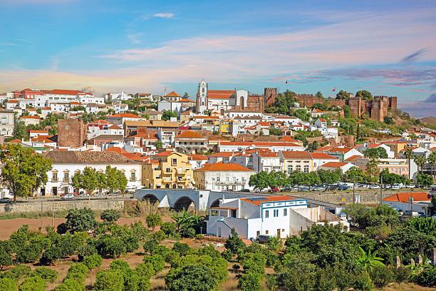 istock Silves town and castle above orange groves 2239913520