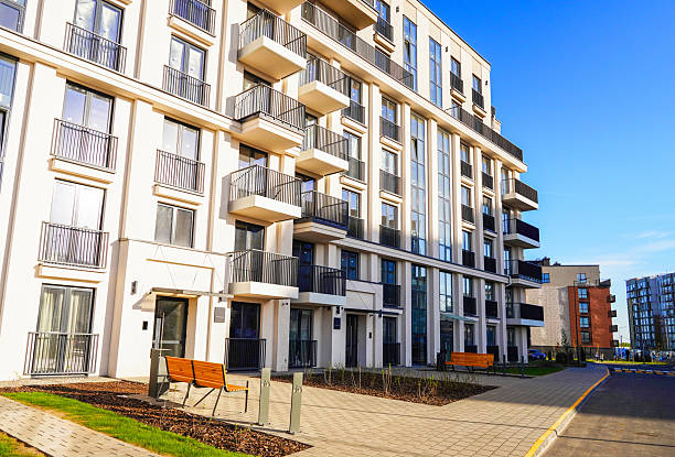 istock Newly constructed residential complex in modern architecture. 2239917584