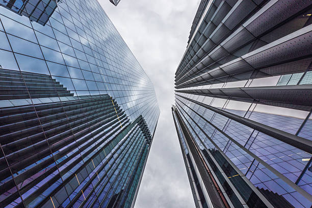 istock Modern Glass Skyscrapers in London with Reflections 2239919486