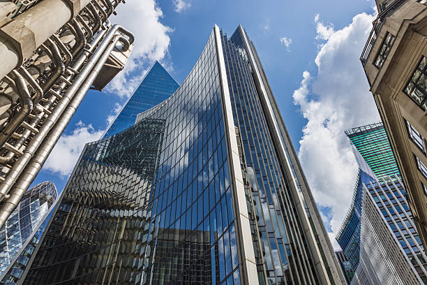 istock Modern Glass Skyscraper in Financial District with Reflections 2239919757