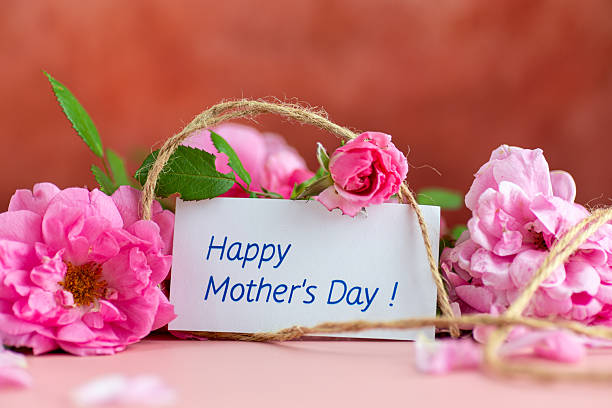 istock Spring card for congratulating mom with gratitude 2239939572