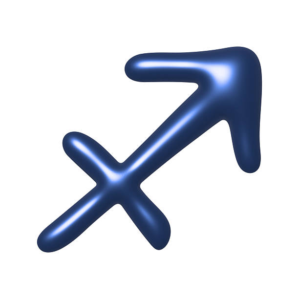 3d sagittarius zodiac sign Astrology clipart Element for design