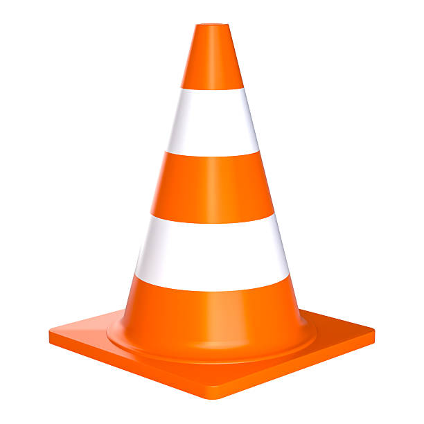 istock Orange traffic cone standing for road safety and caution 2239942932