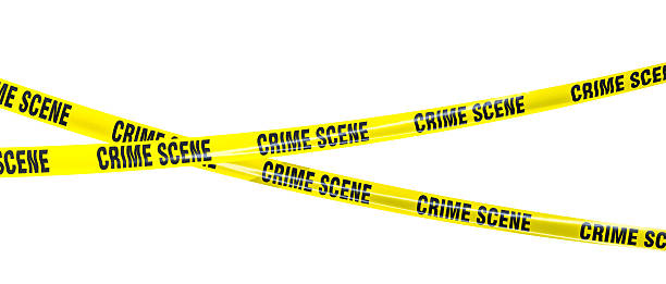 istock Yellow crime scene tape indicating restriction and danger 2239942959