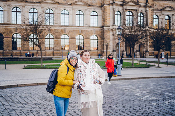 istock Two Woman Friends Enjoy In Walking 2239943032