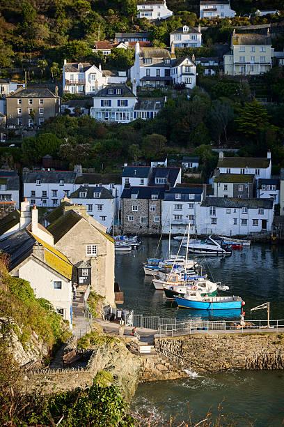 istock Polperro village and harbour cornwall, england, UK 2239951342