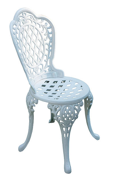 istock Chairs made of cement isolated on white background.Clipping path. 2239956482