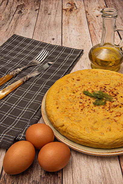 istock Some versions of the tortilla include peppers (red or green) along with the potatoes, which adds a different flavor and a touch of color. 2239972293