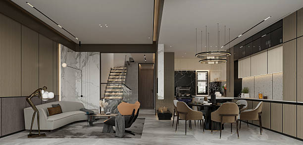 istock 3d render of modern living room 2240002495