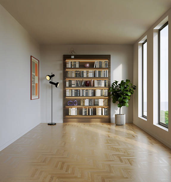istock Large luxury modern bright interiors Living room mockup illustration 3D rendering image 2240010265