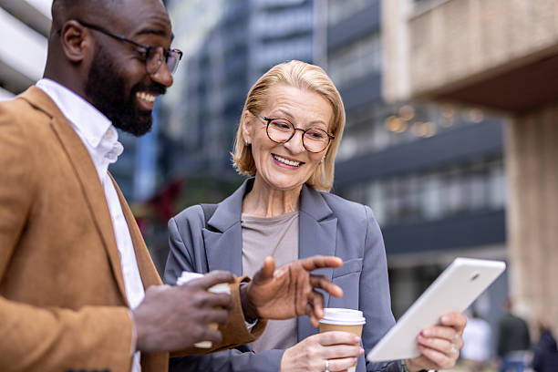 istock Engaged Moments Between Two Business Professionals 2240020347