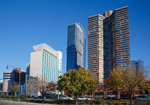 The Modern tower Residential buildings and hotel at Hell Kitchen, Manhattan, New York City, USA