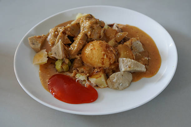 istock Savory Indonesian Siomay Dumplings with Peanut Sauce 2240028251