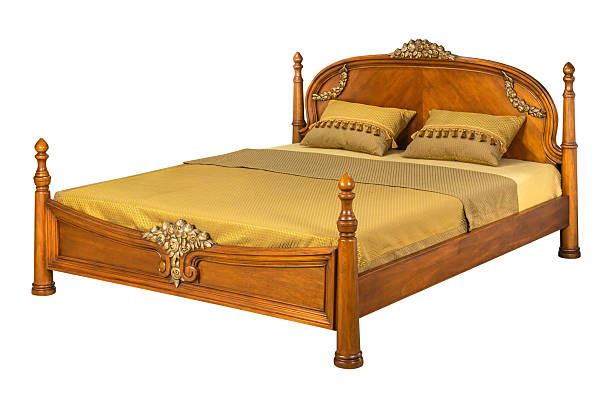 istock Bed design bedroom furniture isolated 2240034534