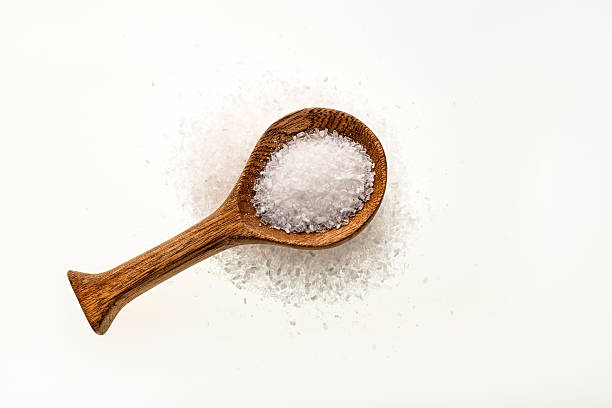istock Magnesium chloride flakes, ionic mineral compound - Sea salt 2240036392