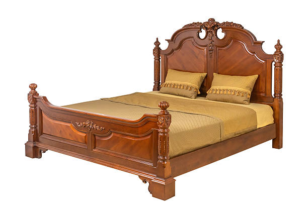istock Bed design bedroom furniture isolated 2240036633