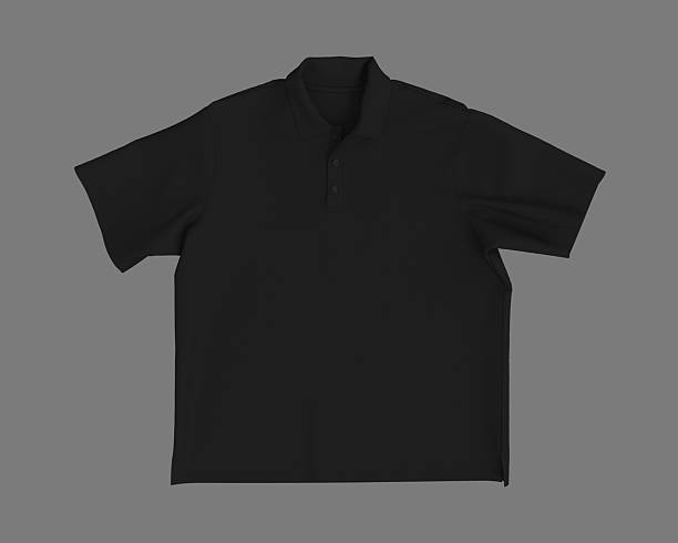istock 3D rendering of an oversized short sleeve polo shirt mockup for men. Flat lay front view on clean background 2240046770