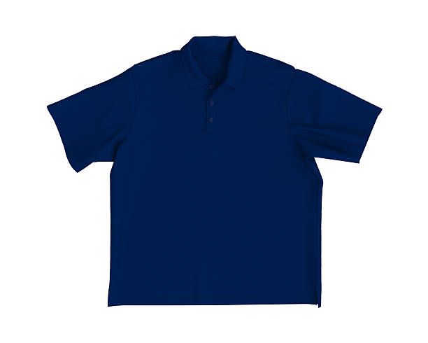 istock 3D rendering of an oversized short sleeve polo shirt mockup for men. Flat lay front view on clean background 2240046814