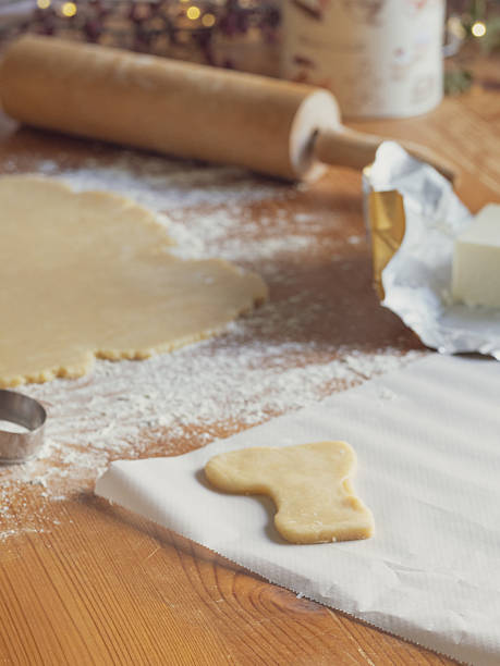 istock girl making Christmas cookies 2240049063