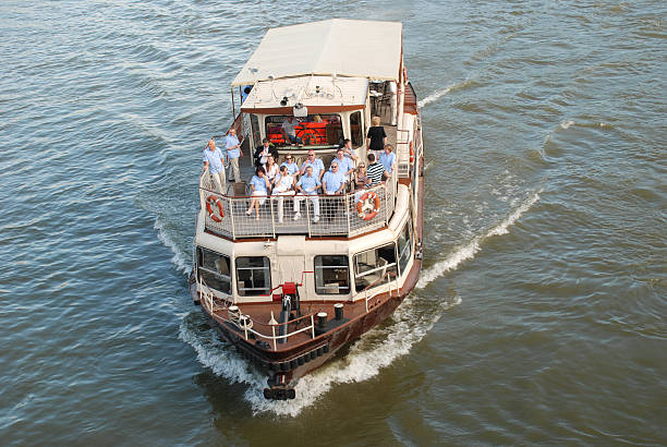 Budapest, Hungary-June 20, 2011: Boat on the Danube