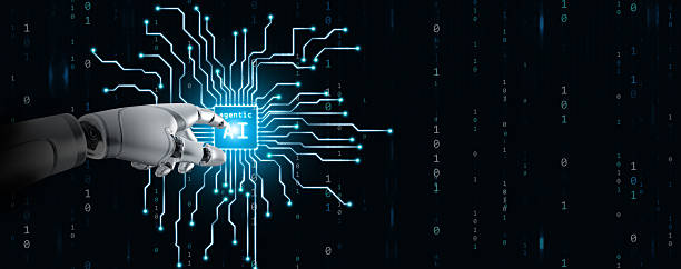 istock Agentic AI concept showing a robotic hand connecting to an intelligent digital core, symbolizing autonomous artificial intelligence with self-learning and adaptive automation capabilities. 2240053574