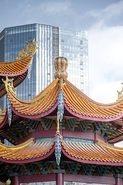 istock A striking contrast between traditional Chinese architecture and modern skyscrapers in an urban setting 2240056789
