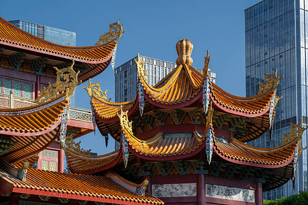 istock A striking contrast between traditional Chinese architecture and modern skyscrapers in an urban setting 2240056805
