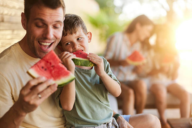 istock Enjoying in juicy watermelon! 2240059953