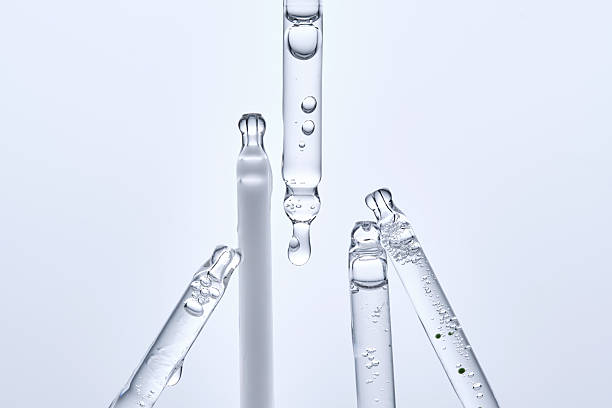 istock Five different droppers with facial serum. 2240060538