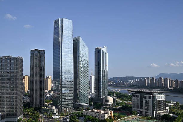 istock Modern City Skyline Featuring Tall Skyscrapers and Urban Architecture 2240066340