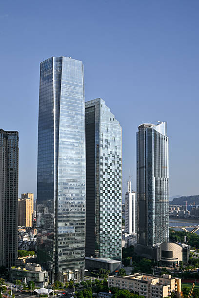 istock Modern Skyscraper Complex in a Vibrant Urban Landscape 2240066357