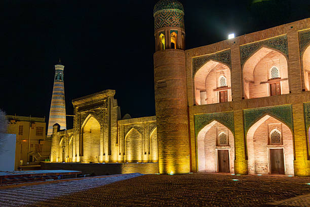 istock Fortress Itchan Kala, night view 2240072583