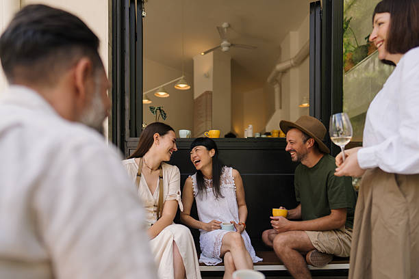 istock Friends in a local cafe 2240076264