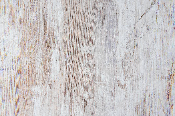 istock one-piece wooden board with poorly painted grains in scratched white. Vector wood texture 2240076385
